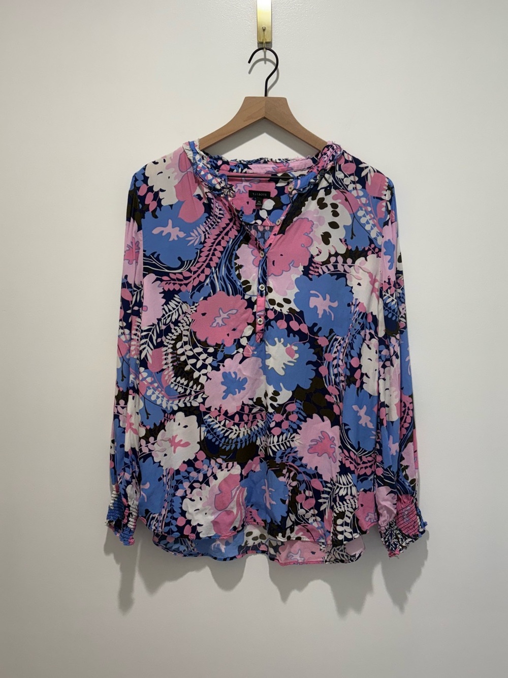 Talbots Women’s Floral Blouse